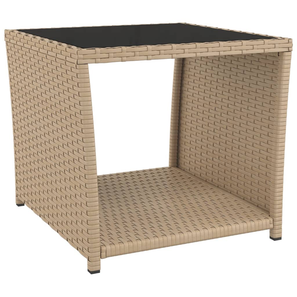 Set Mobili Da Giardino 3 Pz Beige Polyrattan E Acciaio - Image 5