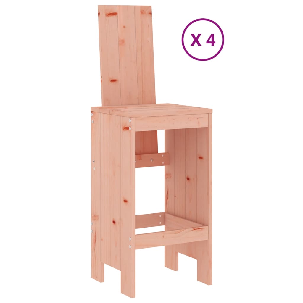 Set Da Bar Da Giardino 5 Pz In Legno Massello Di Douglas - Image 3