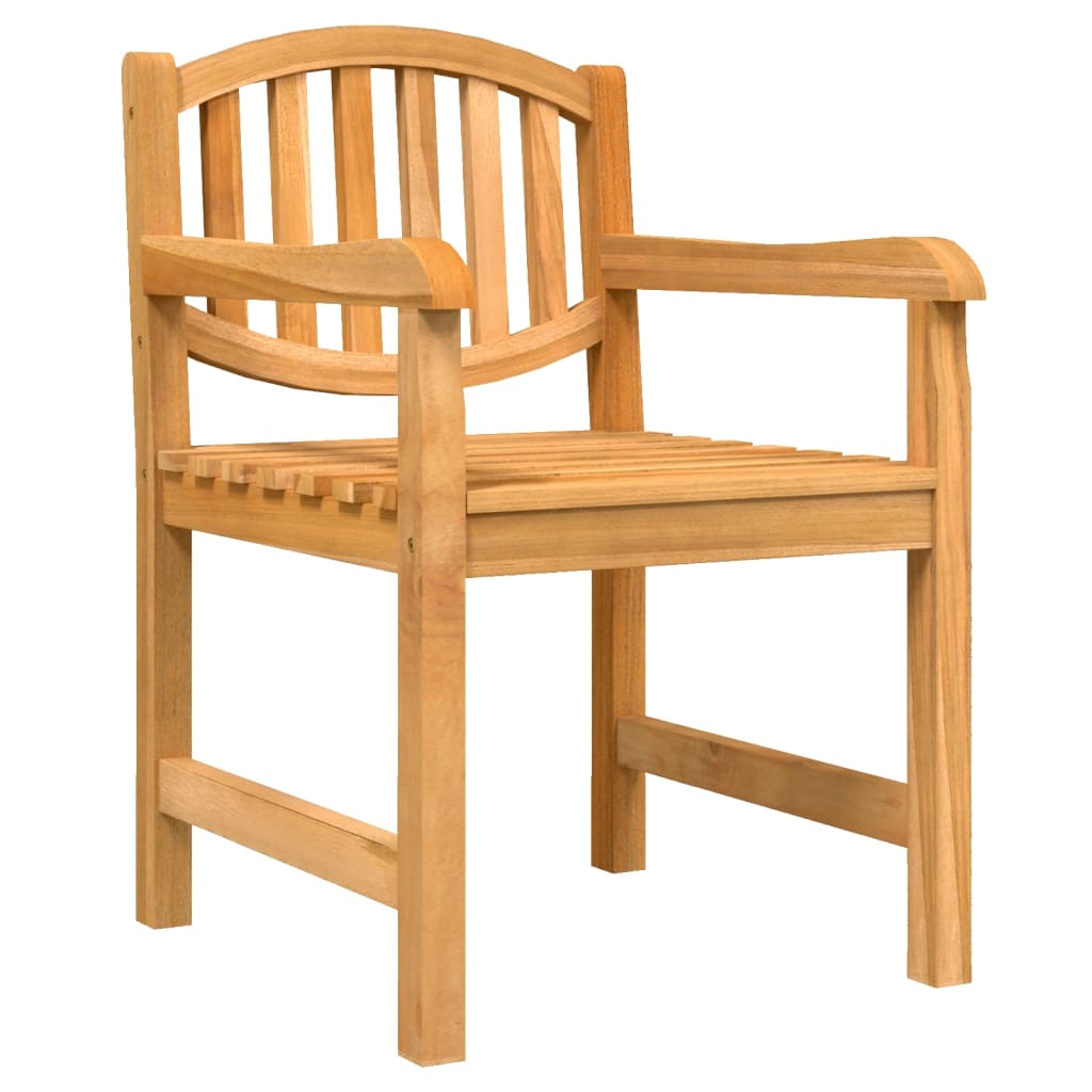 Sedie Da Giardino 4 Pz 58x59x88 Cm In Legno Massello Di Teak - Image 3