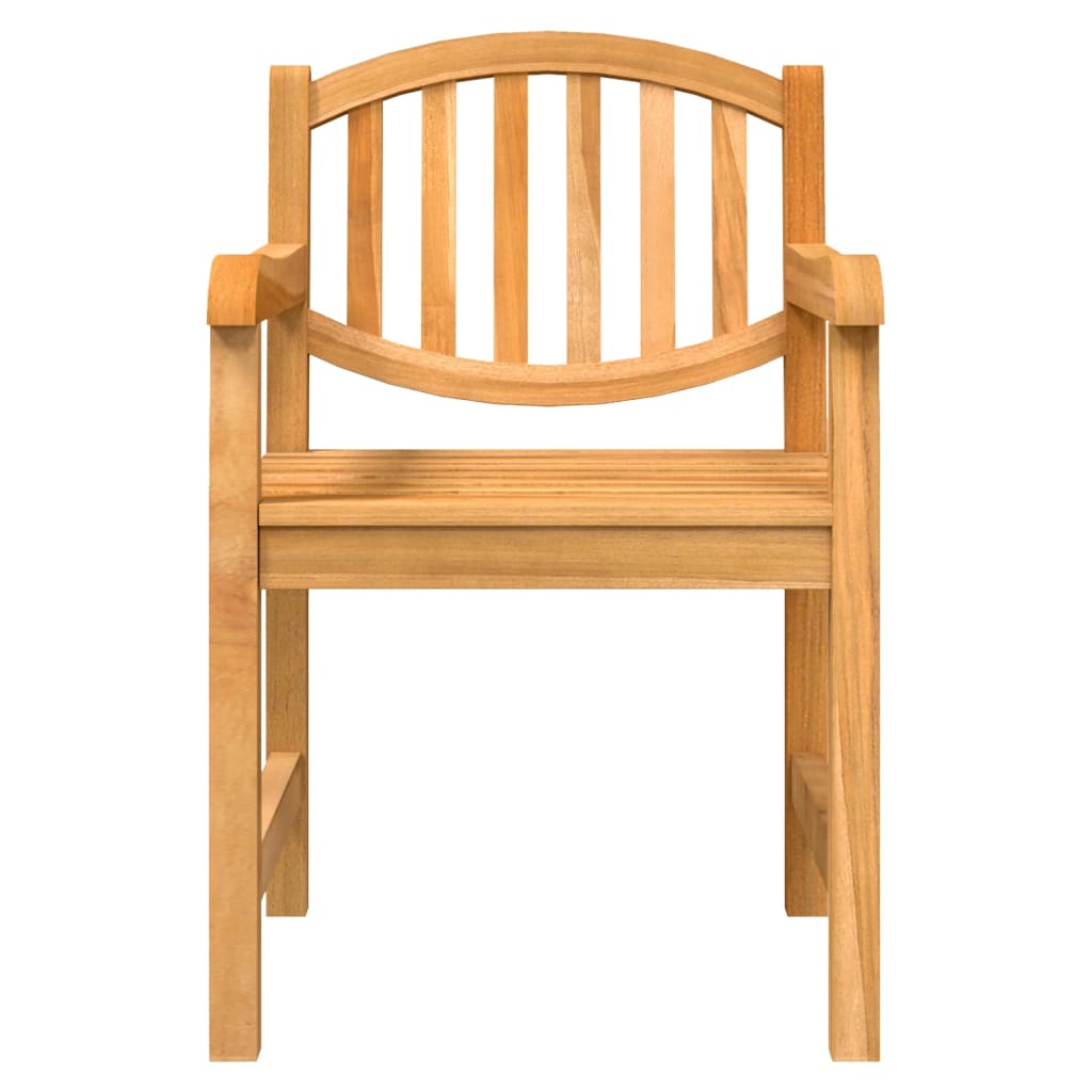 Sedie Da Giardino 4 Pz 58x59x88 Cm In Legno Massello Di Teak - Image 4