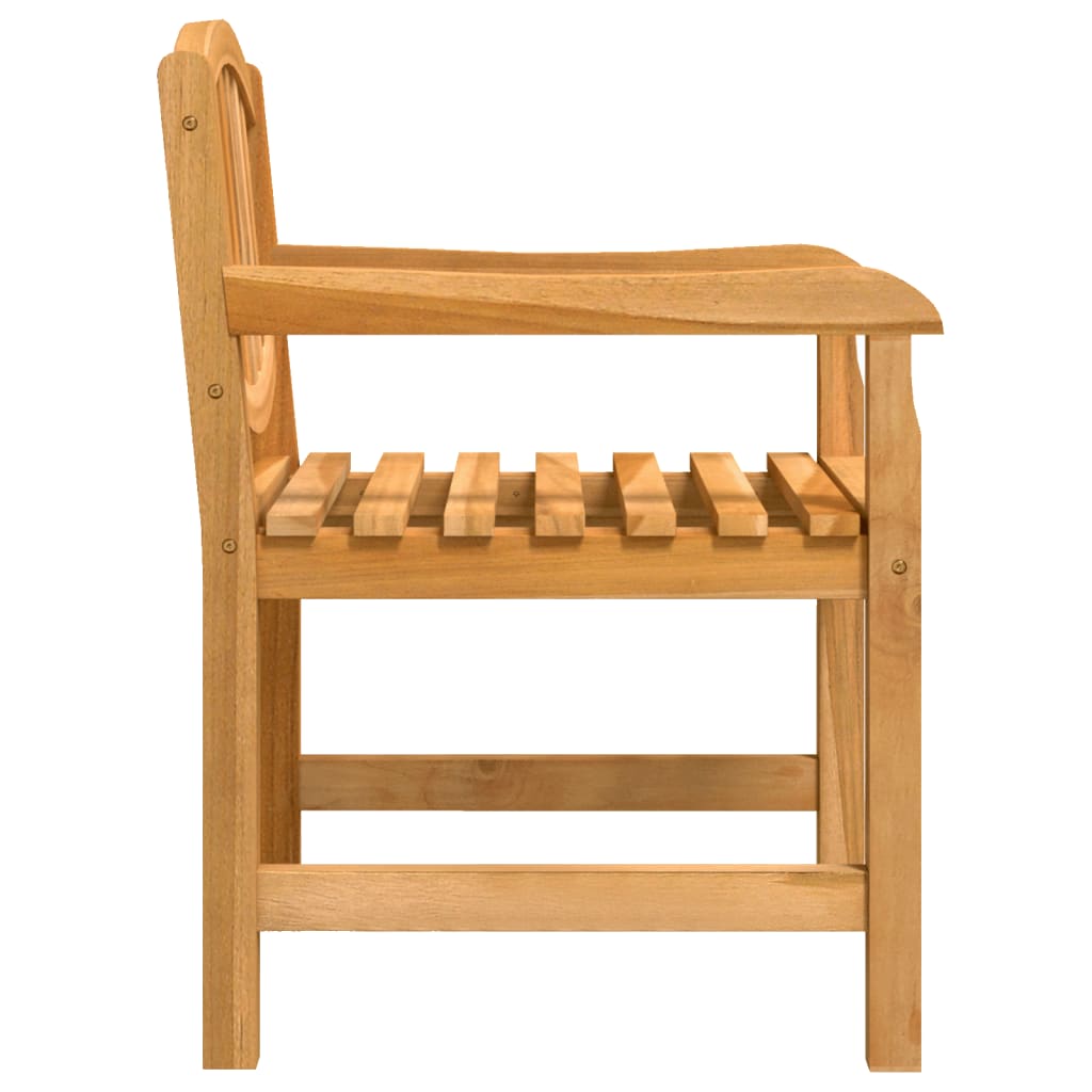 Sedie Da Giardino 4 Pz 58x59x88 Cm In Legno Massello Di Teak - Image 5