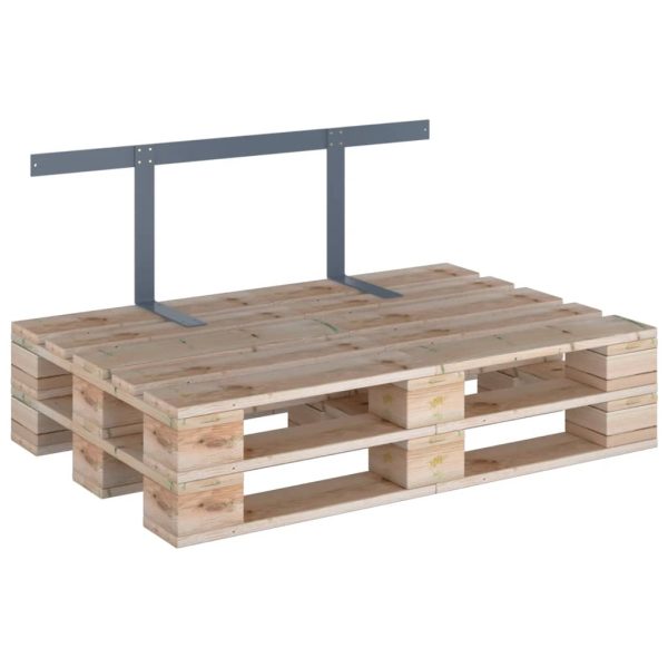 Schienale Per Divano A Pallet Grigio Chiaro 110 Cm In Ferro - Image 5