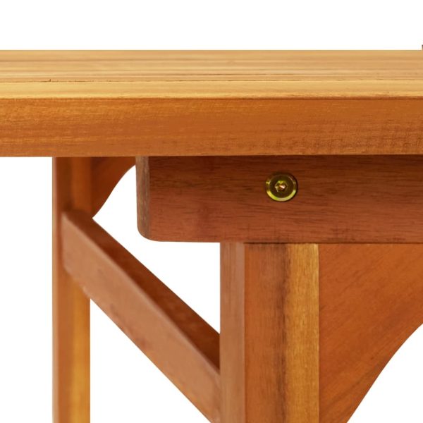 Tavolo Da Pranzo Per Esterni 180x90x75cm Legno Massello Acacia - Image 5