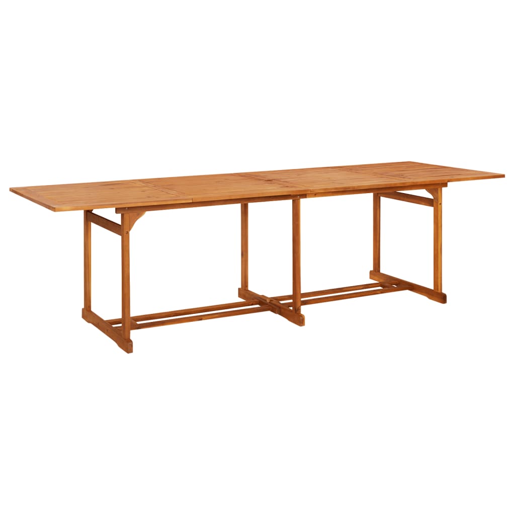 Tavolo Da Pranzo Per Esterni 280x90x75cm Legno Massello Acacia