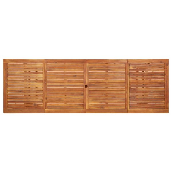 Tavolo Da Pranzo Per Esterni 280x90x75cm Legno Massello Acacia - Image 4