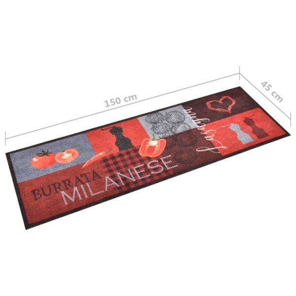 Tappetino Da Cucina Lavabile Pomodori 45x150 cm - Image 4
