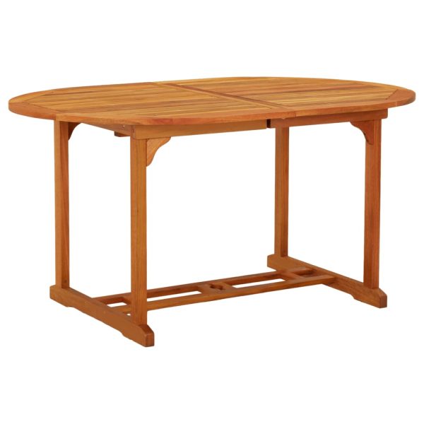 Tavolo Da Giardino 200x100x75 Cm In Legno Massello Di Eucalipto - Image 5