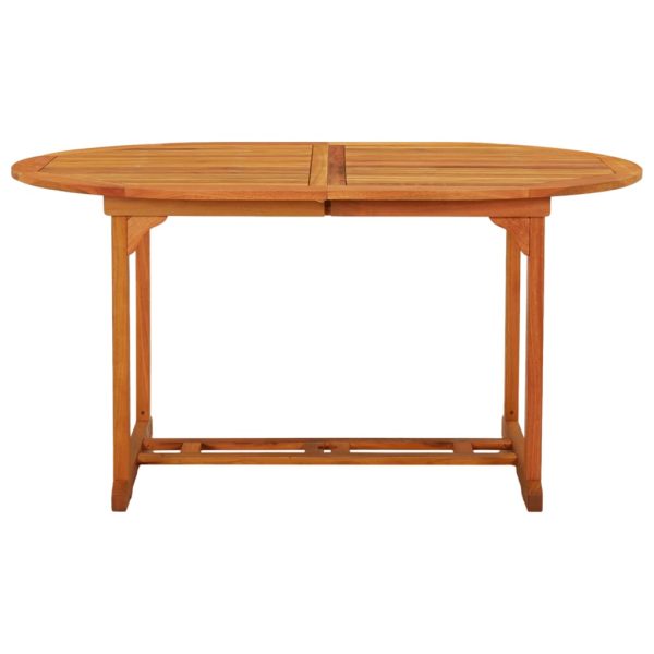 Tavolo Da Giardino 200x100x75 Cm In Legno Massello Di Eucalipto - Image 6