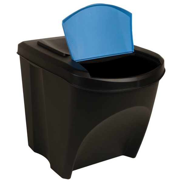 Cestini Per Rifiuti Impilabili 3 Pz Antracite 75 L - Image 3