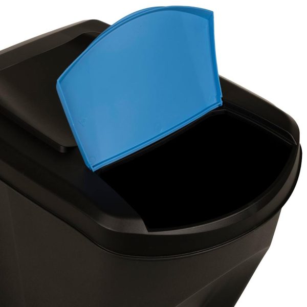 Cestini Per Rifiuti Impilabili 3 Pz Antracite 75 L - Image 6
