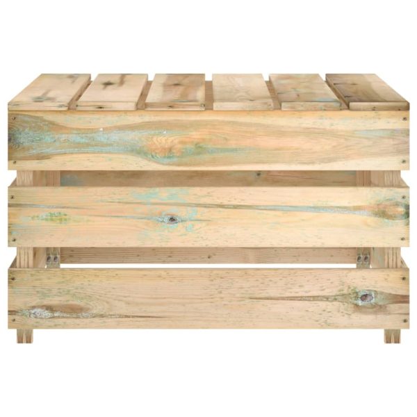Tavoli Da Giardino Su Pallet 2 Pz In Pino Impregnato - Image 4
