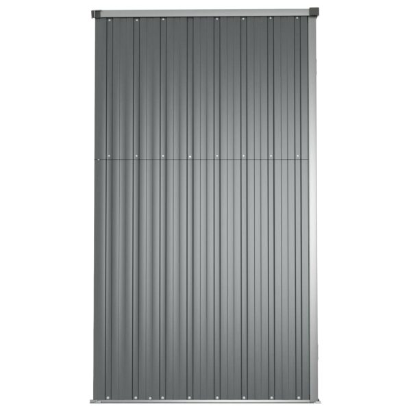 Capanno Per Attrezzi Grigio 161x89x161 Cm In Acciaio Zincato - Image 5