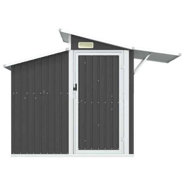 Capanno Da Giardino Antracite 270x130x208,5 Cm Acciaio Zincato - Image 3