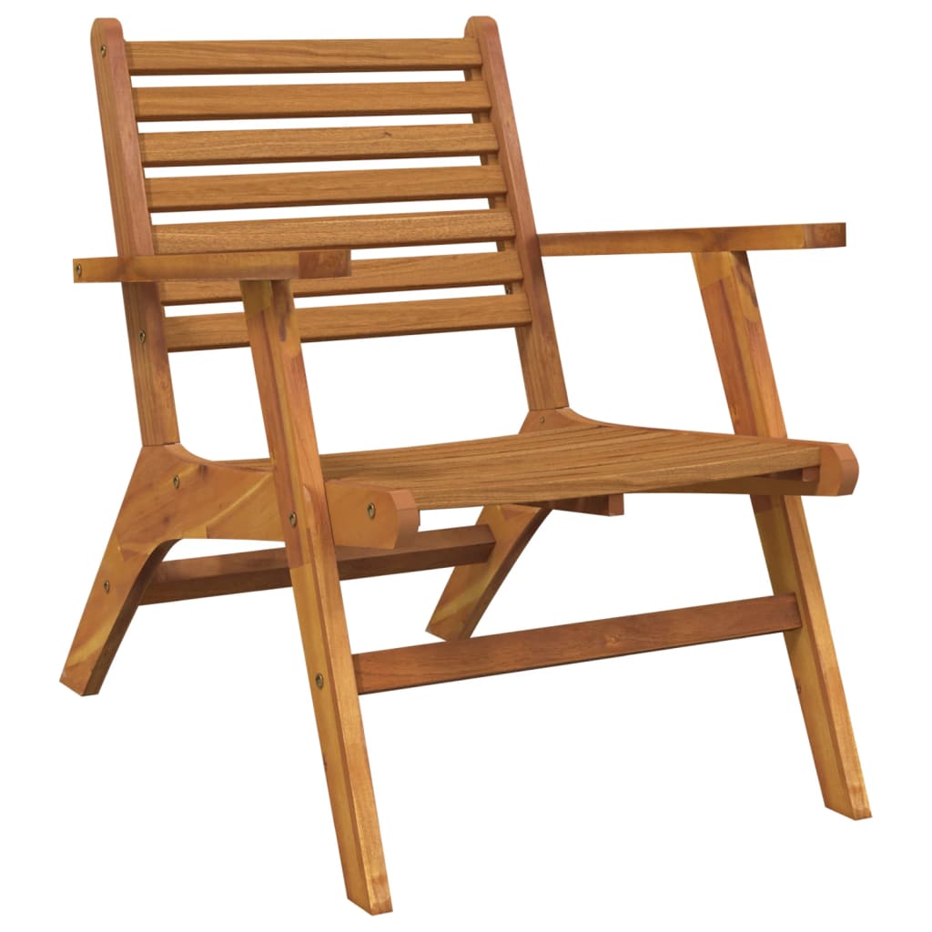 Sedie Da Giardino 2 Pz In Legno Massello D'acacia - Image 3