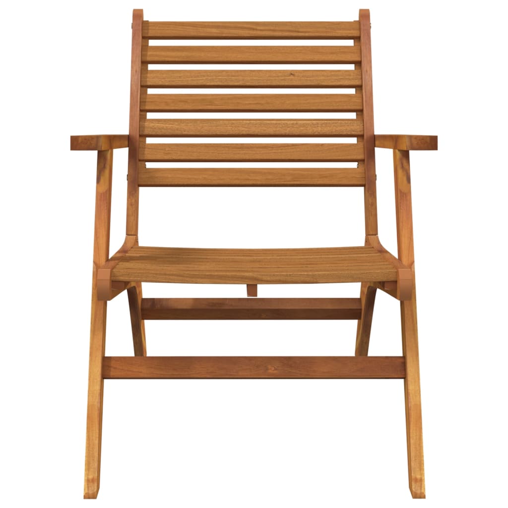 Sedie Da Giardino 2 Pz In Legno Massello D'acacia - Image 4