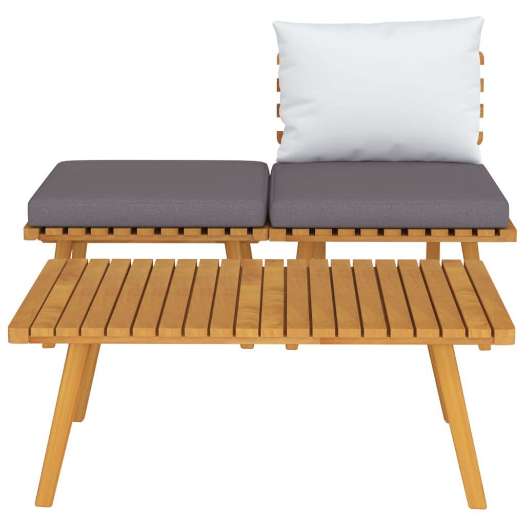 Set Divani Da Giardino 3 Pz Con Cuscini In Massello Di Acacia - Image 3