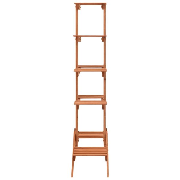 Supporto Per Piante 83x25x132 Cm In Legno Massello Di Abete - Image 3