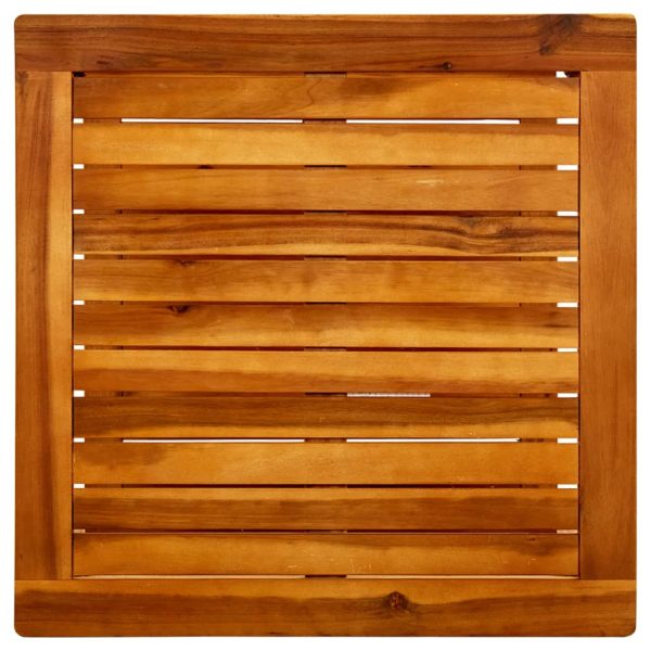 Tavolino Da Salotto 60x60x45 Cm In Legno Massello Di Acacia - Image 4