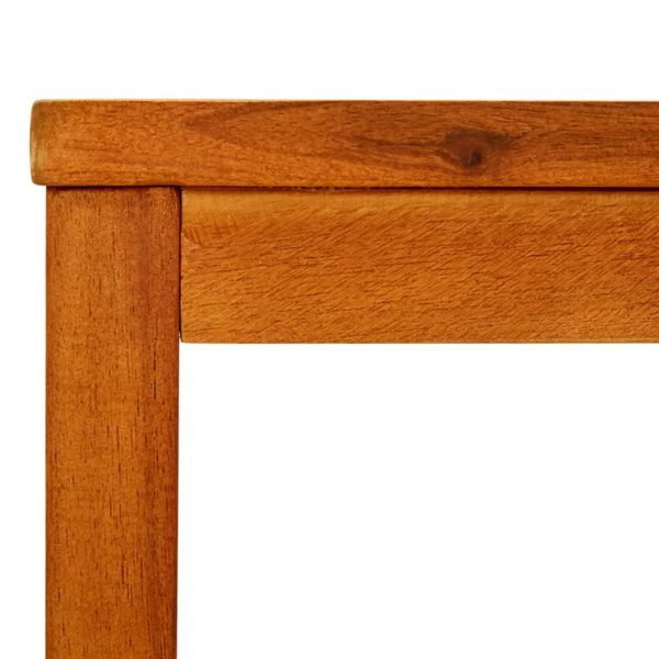 Tavolino Da Salotto 50x35x45 Cm In Legno Massello Di Acacia - Image 5