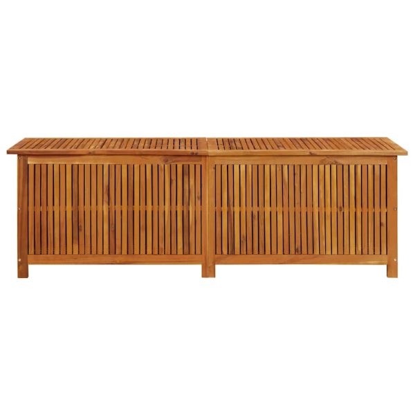 Contenitore Da Giardino 175x50x58cm In Legno Massello Di Acacia - Image 4