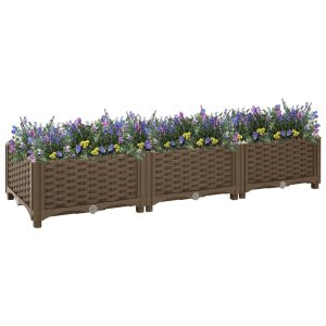 Fioriera Rialzata 120x40x23 Cm In Polipropilene