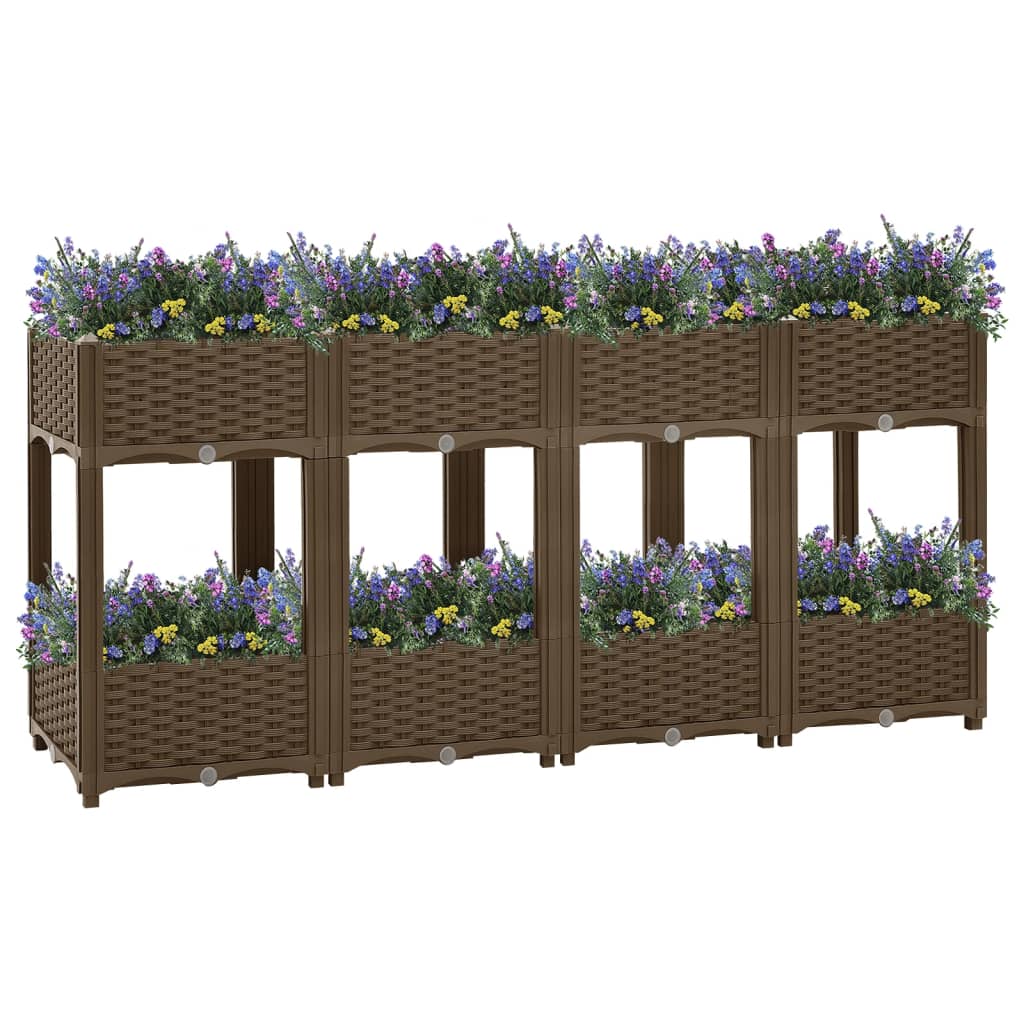 Fioriera Rialzata 160x40x71 Cm In Polipropilene