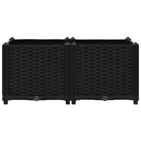 Fioriera Rialzata 80x40x38 Cm In Polipropilene - Image 4