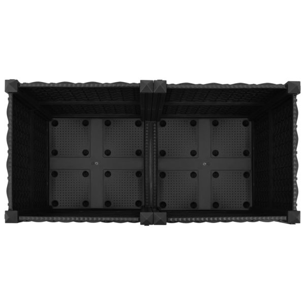 Fioriera Rialzata 80x40x38 Cm In Polipropilene - Image 6