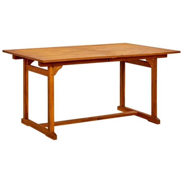 Tavolo Da Pranzo Per Esterni (150-200)x100x75cm Massello Acacia - Image 4