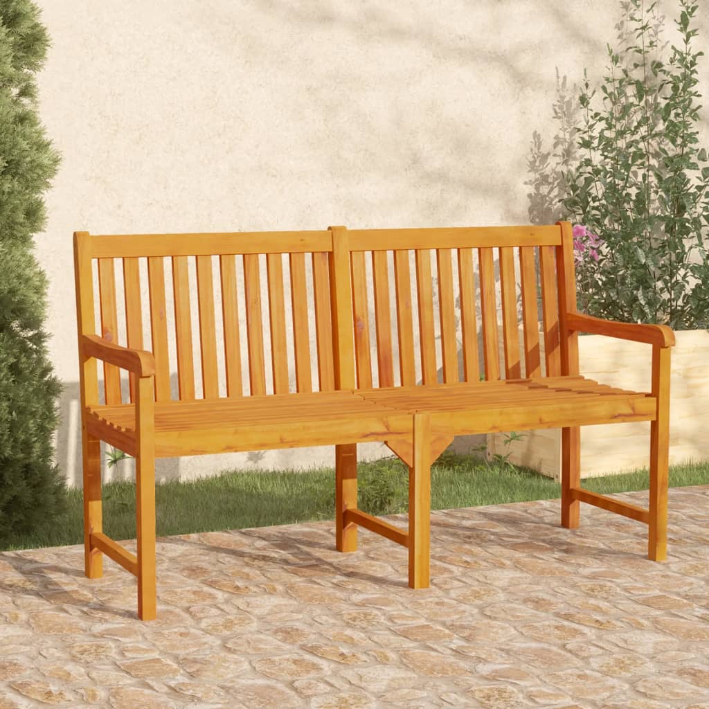 Panca Da Giardino 150 Cm In Legno Massello Di Acacia