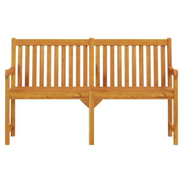 Panca Da Giardino 150 Cm In Legno Massello Di Acacia - Image 3