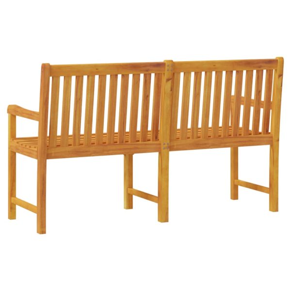 Panca Da Giardino 150 Cm In Legno Massello Di Acacia - Image 5