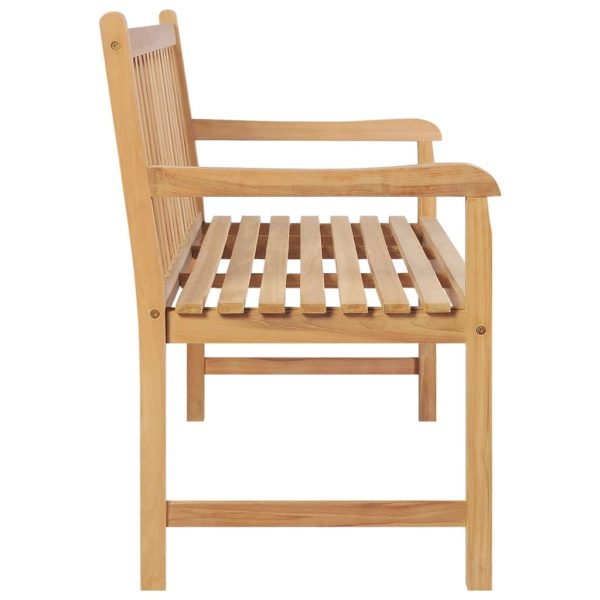 Panchina Da Giardino 114 Cm In Legno Massello Di Teak - Image 3
