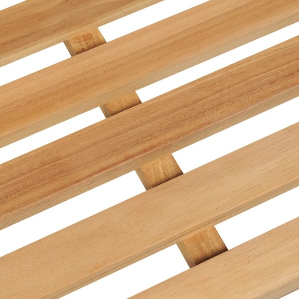 Panchina Da Giardino 114 Cm In Legno Massello Di Teak - Image 5