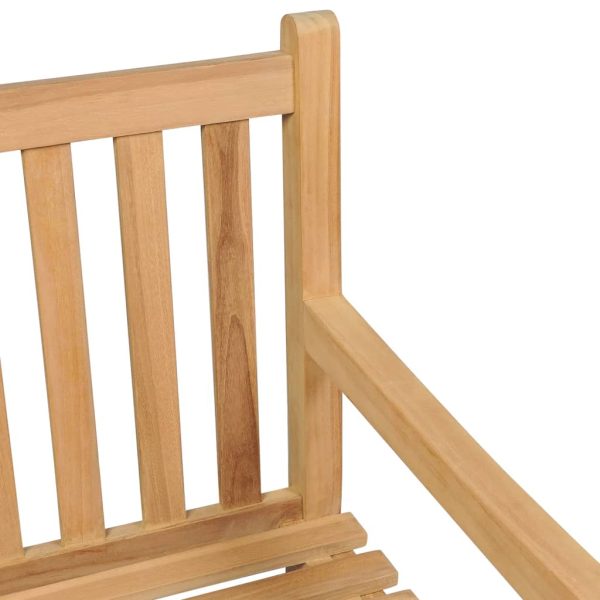 Panca Da Giardino 228 Cm In Legno Massello Di Teak - Image 6