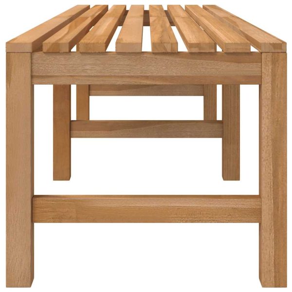 Panchina Da Giardino 150 Cm In Legno Massello Di Teak - Image 5