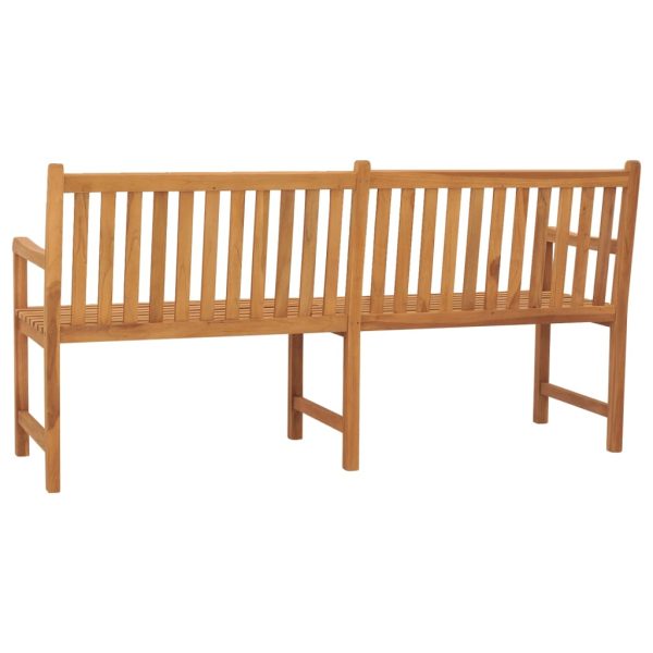 Panchina Da Giardino 180 Cm In Legno Massello Di Teak - Image 3