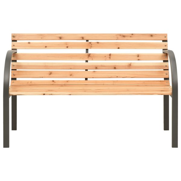 Panca Da Giardino Doppia 81 Cm In Legno Di Abete Cinese - Image 2