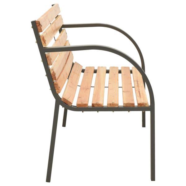 Panca Da Giardino Doppia 81 Cm In Legno Di Abete Cinese - Image 3