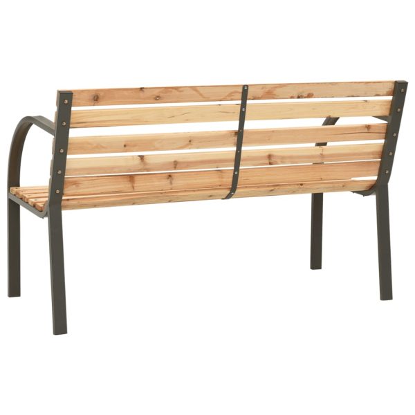 Panca Da Giardino Doppia 81 Cm In Legno Di Abete Cinese - Image 4