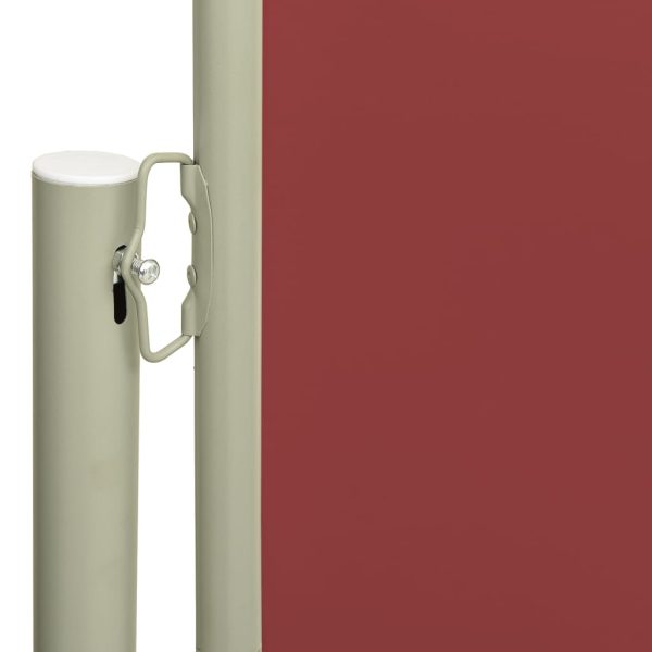 Tenda Laterale Retrattile Per Patio 140x600 Cm Rossa - Image 3