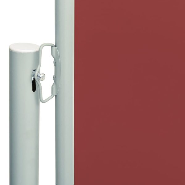 Tenda Laterale Retrattile Per Patio 220x600 Cm Rossa - Image 3