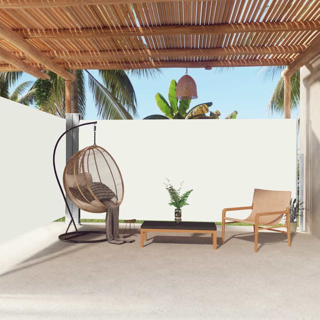 Tenda Da Sole Laterale Retrattile Crema 180x600 cm