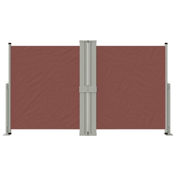 Tenda Laterale Retrattile Marrone 140x1200 cm - Image 3