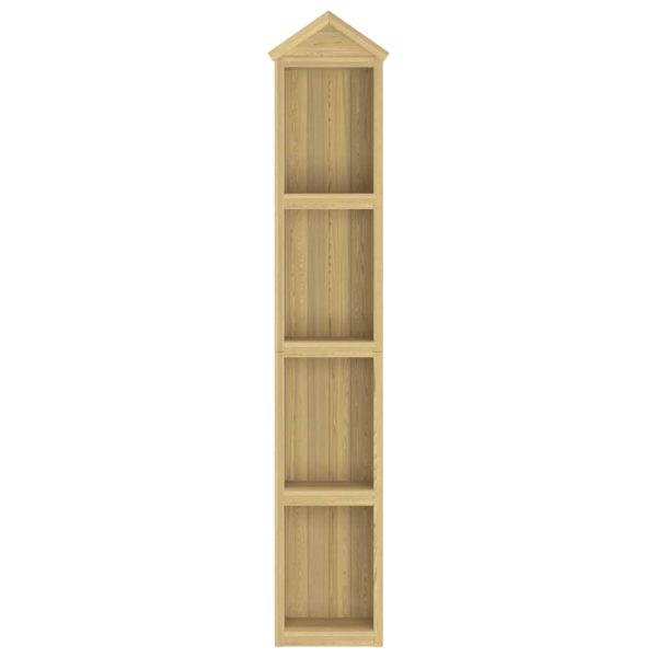 Capanno Per Attrezzi Da Giardino 40x33x222cm In Pino Impregnato - Image 3