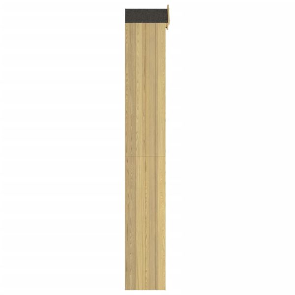 Capanno Per Attrezzi Da Giardino 40x33x222cm In Pino Impregnato - Image 4
