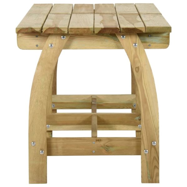 Tavolo Da Giardino 160x74x75 Cm In Legno Di Pino Impregnato - Image 3