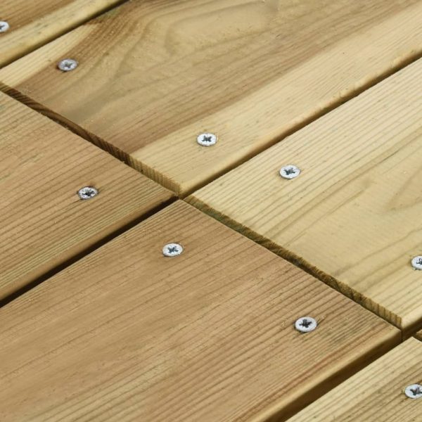 Tavolo Da Giardino 160x74x75 Cm In Legno Di Pino Impregnato - Image 5