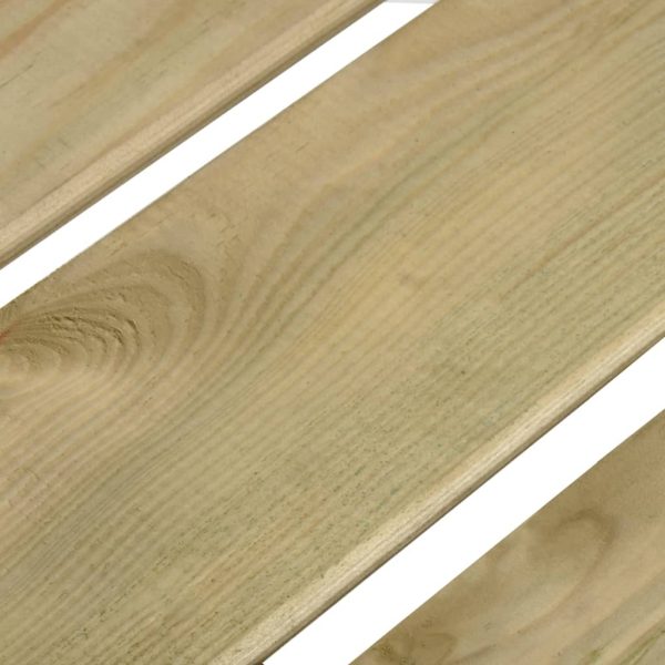 Panca Da Giardino 121 Cm In Legno Di Pino Impregnato - Image 5