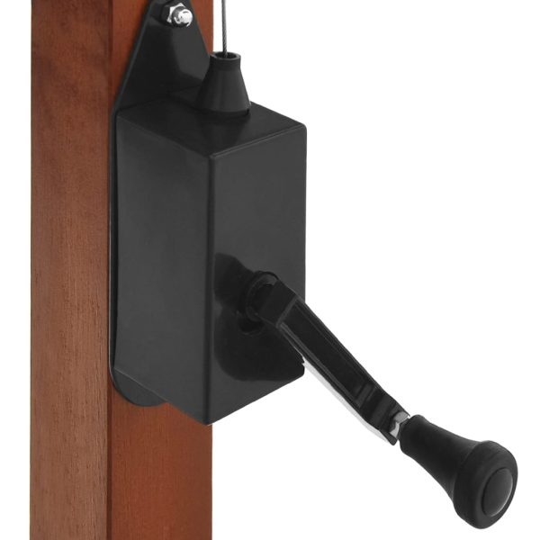 Ombrellone A Sbalzo Con Palo In Legno 400x300 Cm Antracite - Image 6